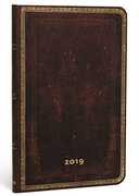 Cartoleria Agenda 2019, 12 mesi, Paperblanks Nero marocchino orizzontale maxi Paperblanks