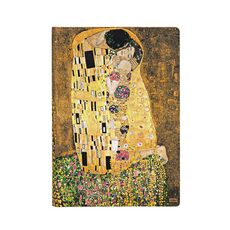 Cartoleria Taccuino notebook Paperblanks Centenario di Klimt, Il Bacio midi a righe Paperblanks