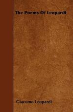 Libro in inglese The Poems Of Leopardi Giacomo Leopardi
