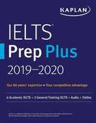 Libro in inglese IELTS Prep Plus 2019-2020: 6 Academic IELTS + 2 General Training IELTS + Audio + Online Kaplan Test Prep