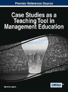 Copertina libro Case studies as a teaching tool in management education