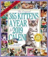 Libro in inglese 2019 365 Kittens a Year Picture-A-Day Wall Calendar Workman Publishing