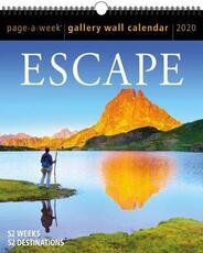 Libro in inglese 2020 Escape Gallery Calendar Workman Calendars