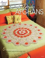 Libro in inglese Doily Afghans: 5 Colorful Afghans Made Using Worsted-Weight Yarn Annie's Crochet