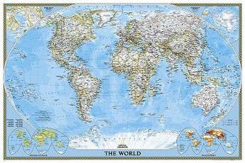 Libro in inglese World Classic, Poster Size, Tubed: Wall Maps World National Geographic Maps