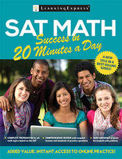 Libro in inglese SAT Math Success in 20 Minutes a Day LearningExpress