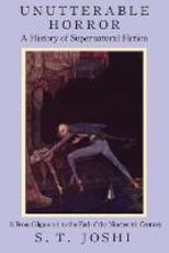 Libro in inglese Unutterable Horror Vol 1 S T Joshi