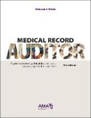 Libro in inglese Medical Record Auditor Deborah J. Grider