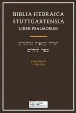 Libro in inglese Biblia Hebraica Stuttgartensia Liber Psalmorum
