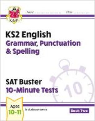 New Ks2 English Sat Buster 10 Minute Tests Grammar Punctuation Spelling Book 2 Cgp Books Libro In Lingua Inglese Coordination Group Publications Ltd Cgp Ibs