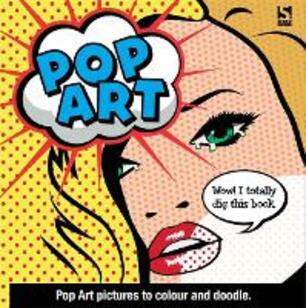 Pop Art Libro In Lingua Inglese Bonnier Books Ltd Adult Colouring Activity Ibs