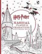 Libro in inglese Harry Potter Magical Places and Characters Colouring Book