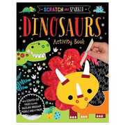 Libro in inglese Scratch and Sparkle - Dinosaurs Activity Book
