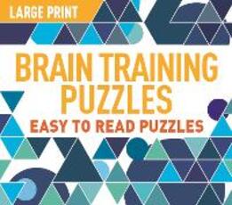 Libro in inglese Large Print Brain Training Puzzles Eric Saunders