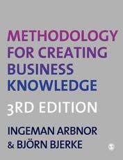 Libro in inglese Methodology for Creating Business Knowledge Ingeman Arbnor Bjorn Bjerke