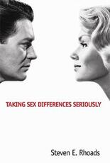 Libro in inglese Taking Sex Differences Seriously Steven E. Rhoads