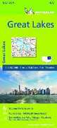Libro in inglese Michelin USA Great Lakes Map 173 Michelin
