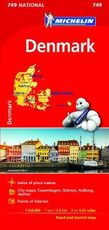 Libro in inglese Michelin Denmark Map # 749 Michelin