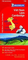 Libro in inglese Michelin Vietnam Laos Cambodia Map # 770 Michelin