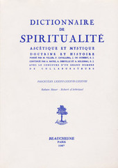 Copertina  Dictionnaire de spiritualité ascétique et mystique doctrine et histoire. 16 Ubald d'Alençon-Zypaeus : Fondé par M. Viller, F. Cavallera, J. De Guibert, S.J. et A. Rayez