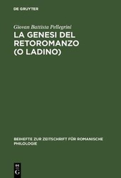 Copertina  La genesi del retoromanzo (o ladino)