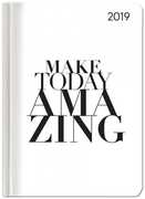 Cartoleria Agenda settimanale 2019 Alpha Edition Ladytimer. Make Today Amazing Alpha Edition