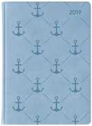 Cartoleria Agenda settimanale 2019 Alpha Edition Ladytimer Deluxe. Azzurro. Sky Alpha Edition