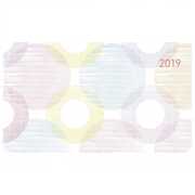 Cartoleria Agenda settimanale orizzontale 2019 Alpha Edition Ladytimer Pad. Arcobaleno. Rainbow Colours Alpha Edition