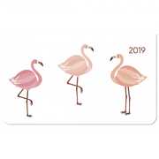 Cartoleria Agenda settimanale orizzontale 2019 Alpha Edition Ladytimer Pad. Fenicottero. Flamingo Alpha Edition