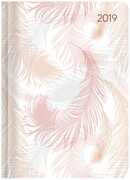 Cartoleria Agenda giornaliera 2019 Alpha Edition Style 10,7 x 15,2 cm. Pastel Feathers Alpha Edition