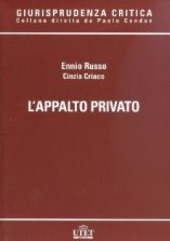 Copertina  L'appalto privato