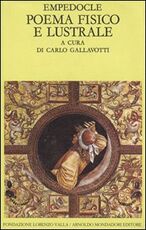 Libro Poema fisico e lustrale Empedocle