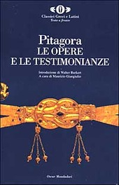 Copertina  Pitagora : le opere e le testimonianze