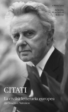 La civiltà letteraria europea da Omero a Nabokov.pdf