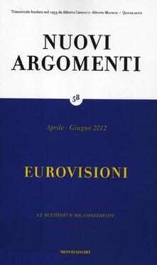 Nuovi argomenti. Vol. 58: Eurovisioni..pdf