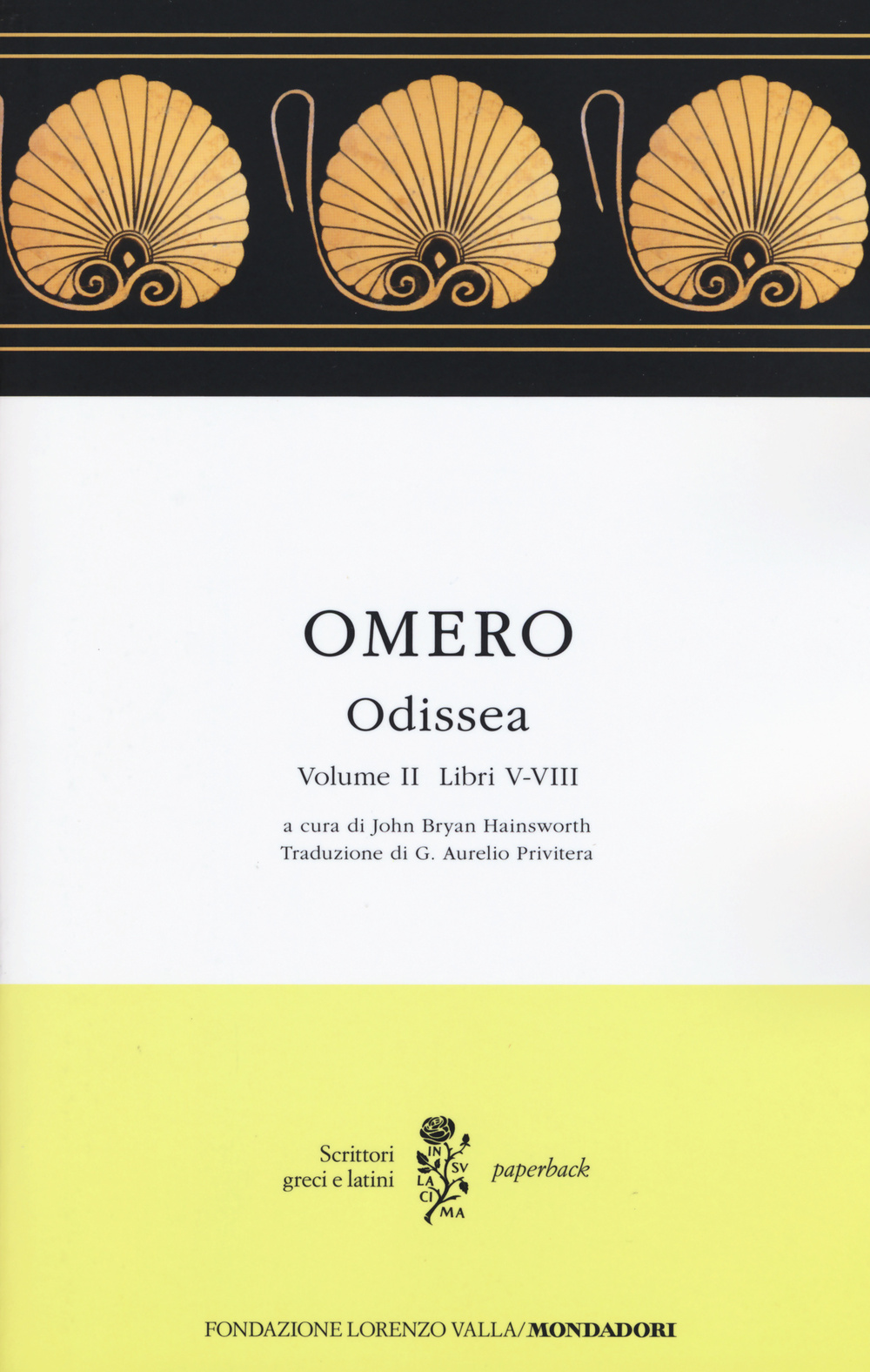 Odissea. Testo greco a fronte. Vol. 2: Libri V-VIII.