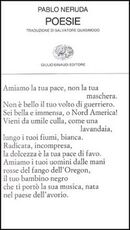 Libro Poesie. Testo spagnolo a fronte Pablo Neruda