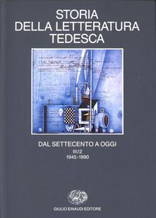 Storia della letteratura tedesca dal Settecento a oggi. Vol. 3: Il Novecento dal 1945 al 1990..pdf