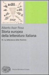 Copertina  3. La letteratura della Nazione