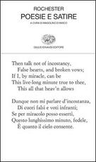 Libro Poesie e satire John W. Rochester