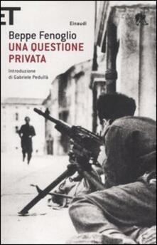 Una questione privata - Beppe Fenoglio - copertina