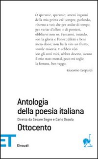 Image of Antologia della poesia italiana. Vol. 7: Ottocento.
