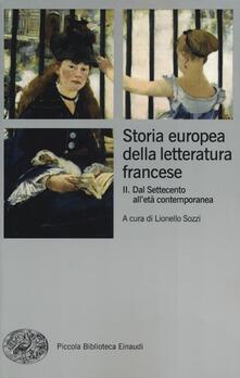 Storia europea della letteratura francese. Vol. 2: Dal Settecento alletà contemporanea..pdf