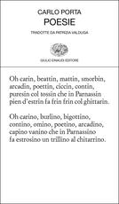 Libro Poesie. Testo italiano e milanese Carlo Porta