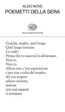 Libro Poemetti della sera Aldo Nove