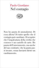 Libro Nel contagio Paolo Giordano