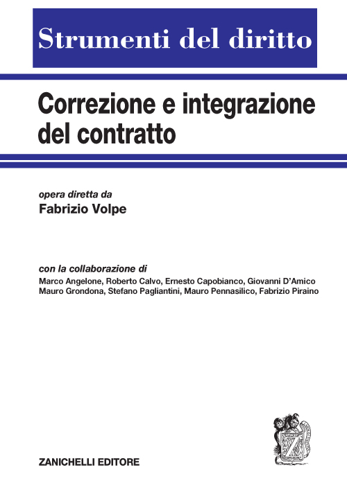 Image of Correzione e integrazione del contratto