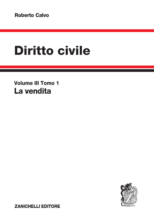 Image of Diritto civile. Vol. 3: La vendita.