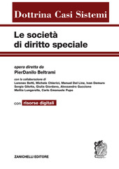 Copertina  Le società di diritto speciale