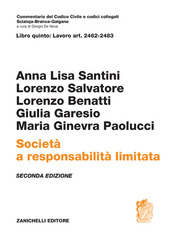 Copertina  Art. 2462- 2483 Libro quinto. Della società a responsabilità limitata 
